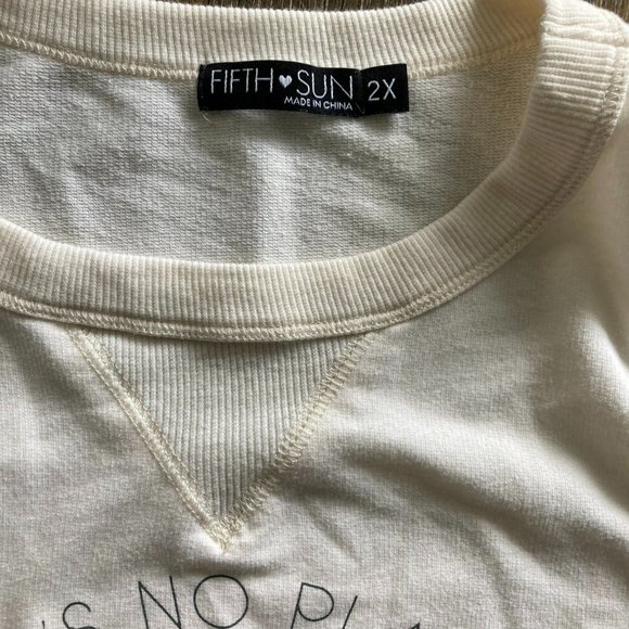 Fifth Sun There is No Planet B Size 2XL Environmentally Friendly Size 2X Sweatsh - Picture 5 of 10